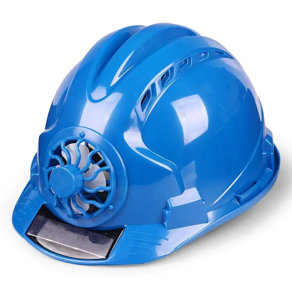 Outdoor Working Safety Hard Hat Solar Power Fan Helmet Construction Workplace ABS material Protective Cap Powered by Solar Panel