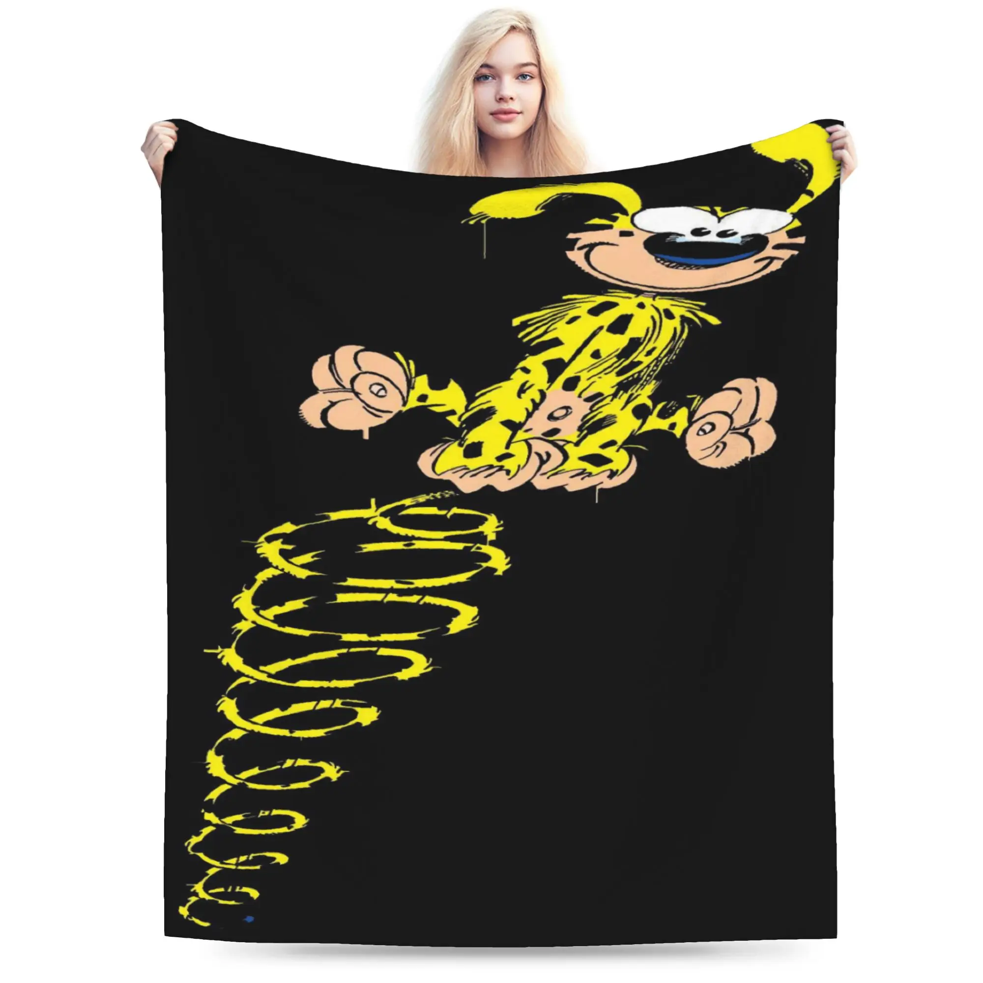 Marsupilamis Blankets Coral Fleece Plush  Relax Super Soft Throw Blanket for Bedding Bedspread