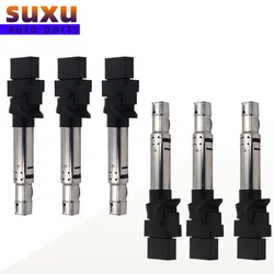 1/6 PCS Ignition Coil 022905100B for Porsche Cayenne GOLF 3.2L V6 VW Passat R32 Audi TT A3 3.2 3.6 VR6 24V 07-10 3.2L 3.6L V6