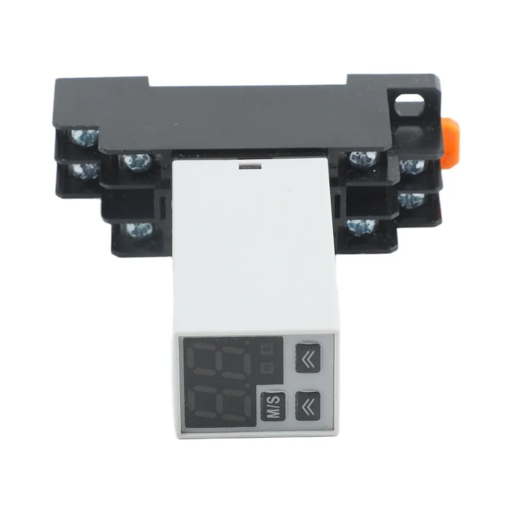 H3Y2 Power On Delay Digital Time Relay with Base for 12V 24V 220V Voltage Options Designed for Various Control Needs