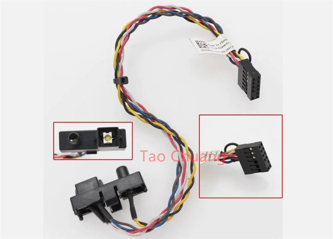 2MK4J para Dell Inspiron Vostro 630S 660S 3647 3646 chasis LED cable de botón de interruptor de alimentación 02MK4J