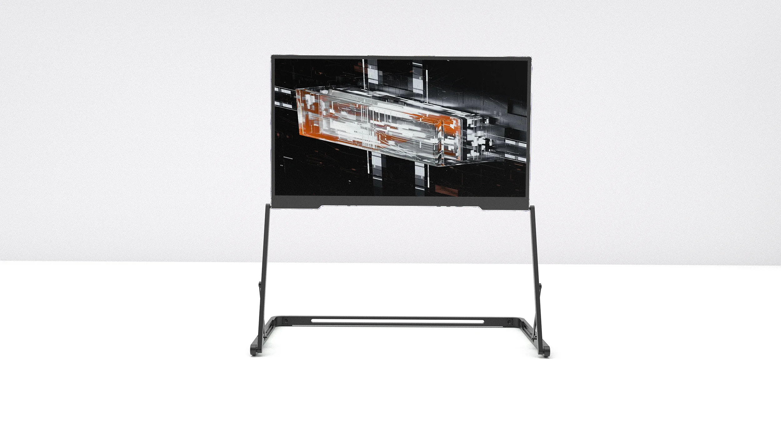 2026 New Portable Monitor SCreate 21.5'' FHD 1080P IPS Ultra-Thin Display /Type-C Built-in Speaker Plug Play Portable Monitor La