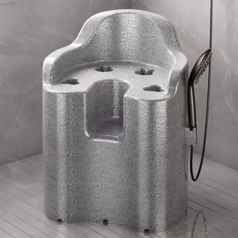 

EPP Bathroom Shower Chair for Elderly and Pregnant Women Non Slip Soft Bath Stool Support Safety Bathing Seat