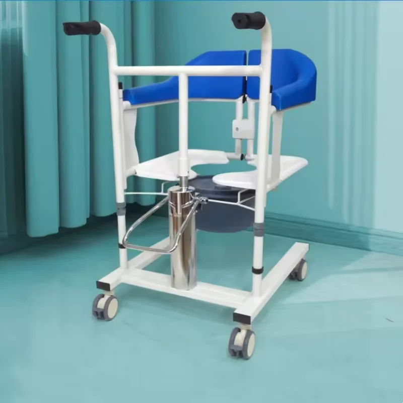 High quality wholesale hydraulic lift chair move nursing multifunction lift hydraulic patient transfer chair