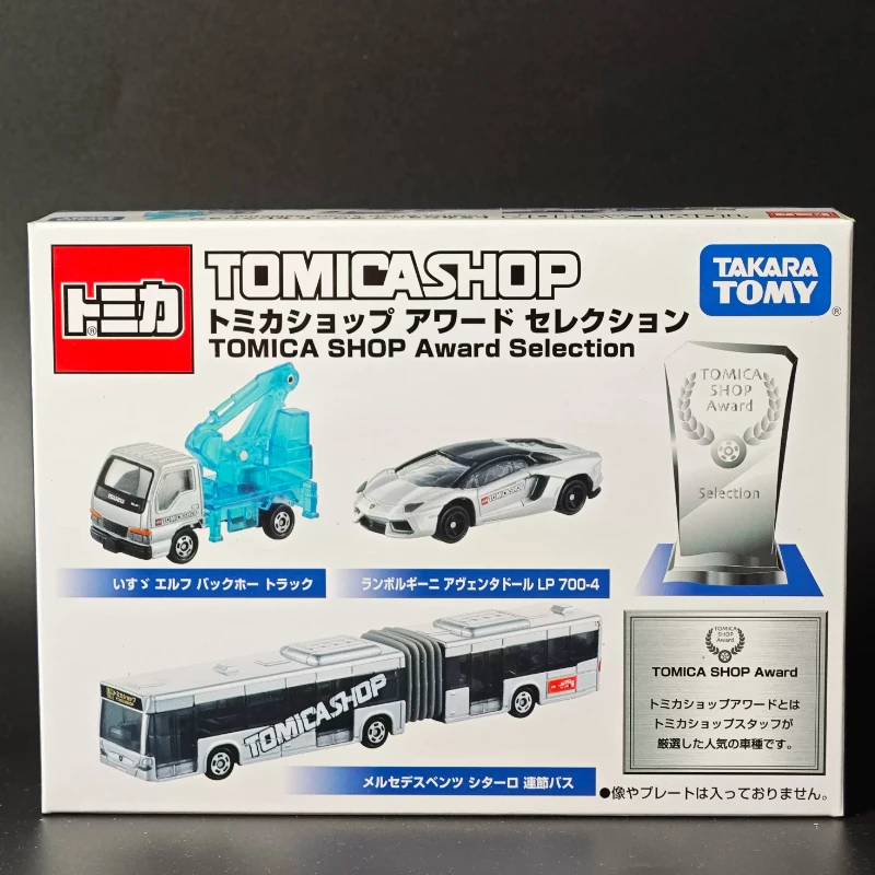 TAKARA TOMY Tomica Shop Award Selection Lamborghini LP 700-4 Benz Bus Alloy Toys, vehículo de Motor, modelo de Metal fundido a presión, regalos para niños