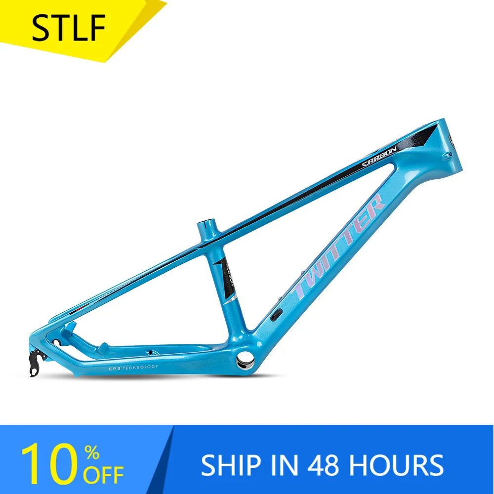 

STLF TWITTER Shenzhen Motorized Carbon Bicycle Frame Inner Cable Routing Bicycle Parts Kids Carbon Mountain Bike Frame for Child