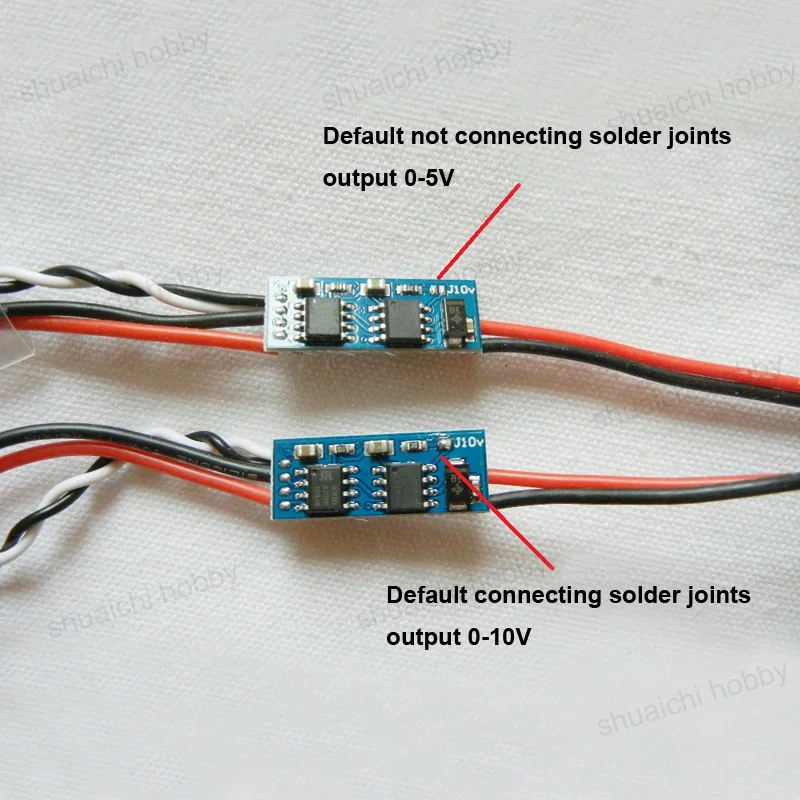 1 pz telecomando Servo PWM segnale a tensione analogica 0-5V 0-10V modulo di conversione convertitore per modello di aereo RC fai da te