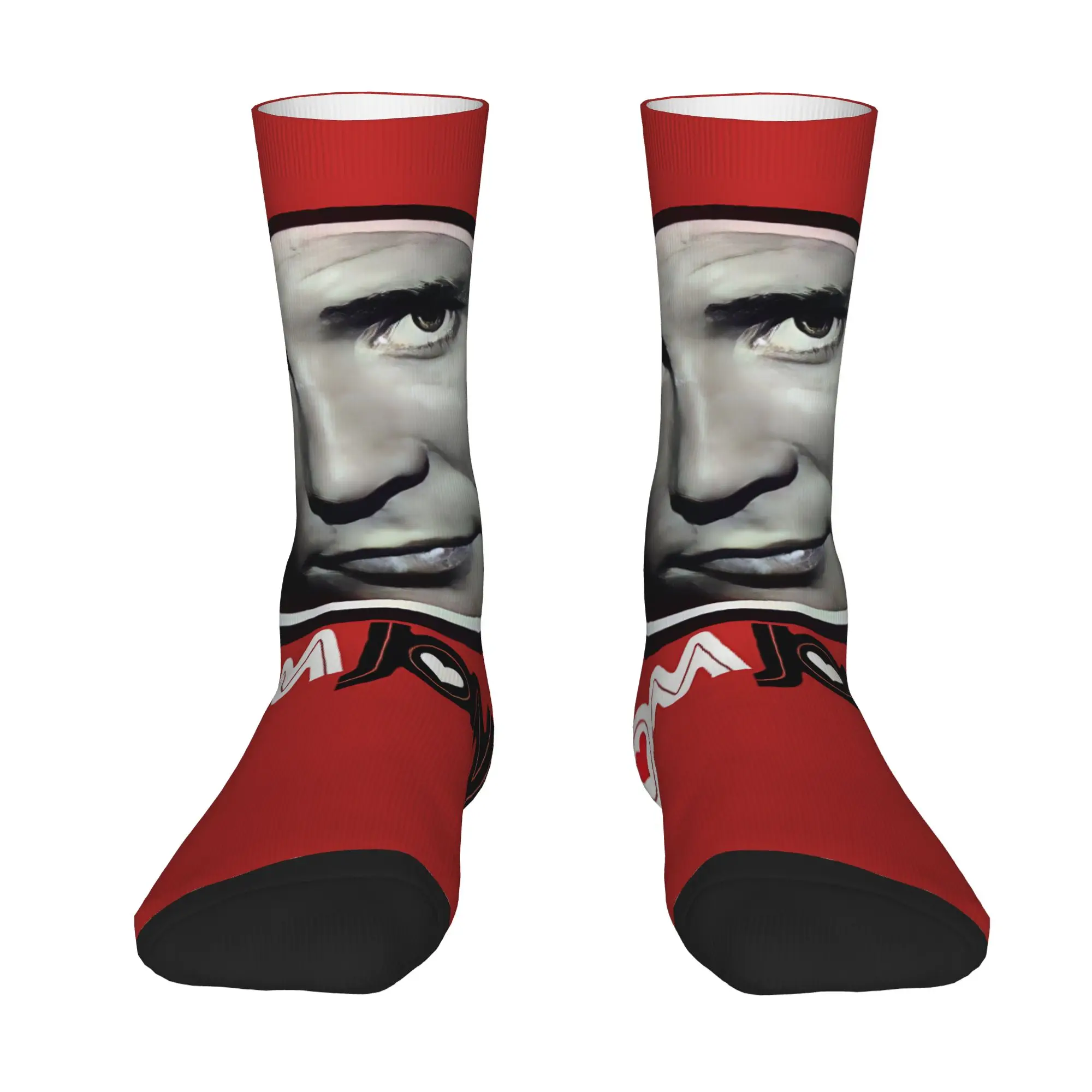 1 Pair Funny Happy Men's Sock Literary Legend Retro Harajuku T-Tom Jones Street Style Novelty Seamless Sock