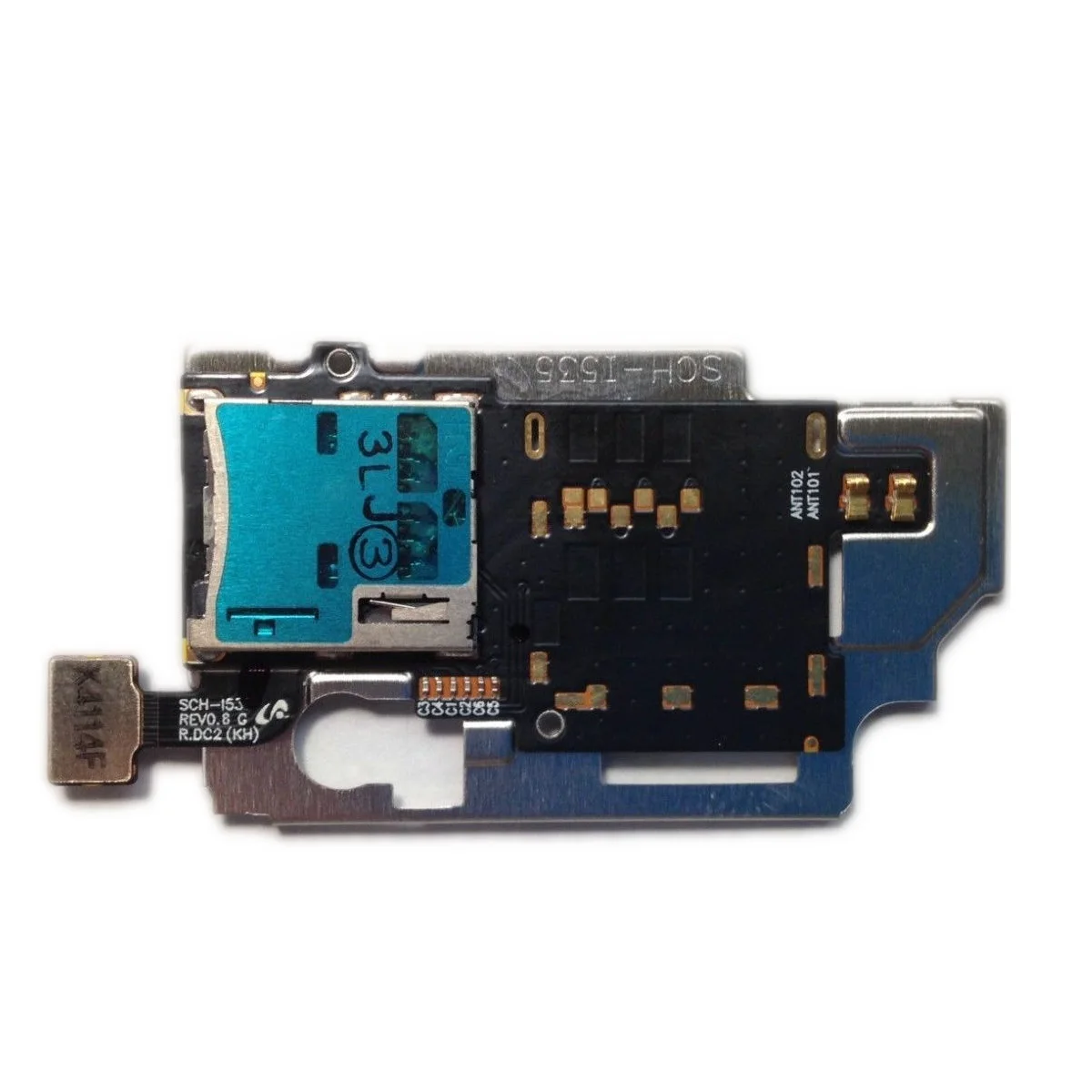 SIM And MicroSD Memory Card Tray Holder Connector Flex Cable For Samsung Galaxy S3 GT-I9300 I9305 I747 T999 I535 L710 R530