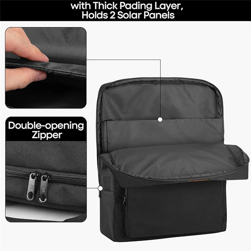 

A70P Дорожная сумка для солнечной панели Сумка для хранения солнечной панели Сумка для хранения солнечной панели Сумка для хранения солнечной панели для Jackery Solarsaga 100 Вт 2