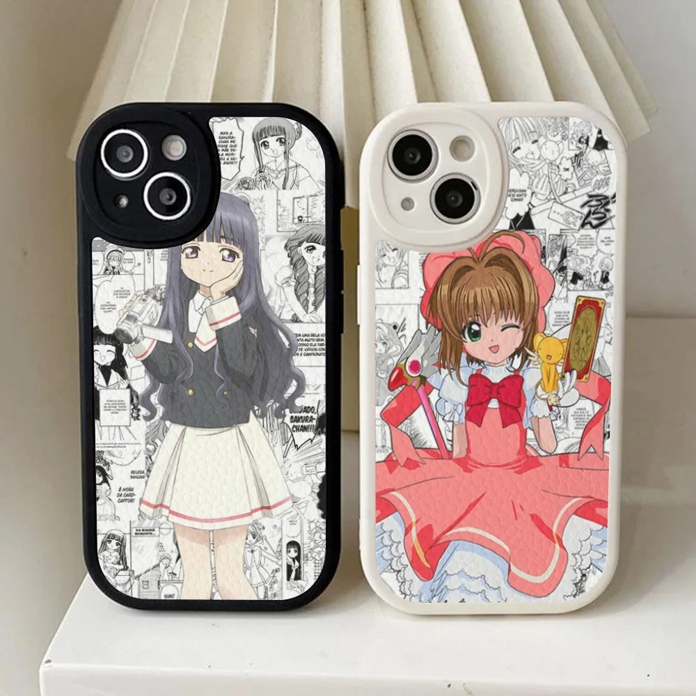 

CardCaptor Sakura Anime Phone Case Hard Leather For IPhone 14 13 12 Mini 11 14 Pro Max Xs X Xr 7 8 Plus Fundas