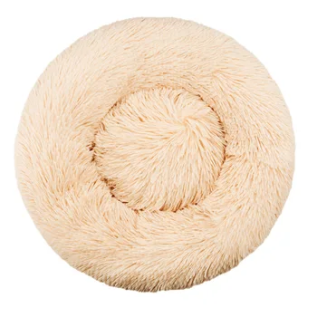 Plush Round Pet Bed 6