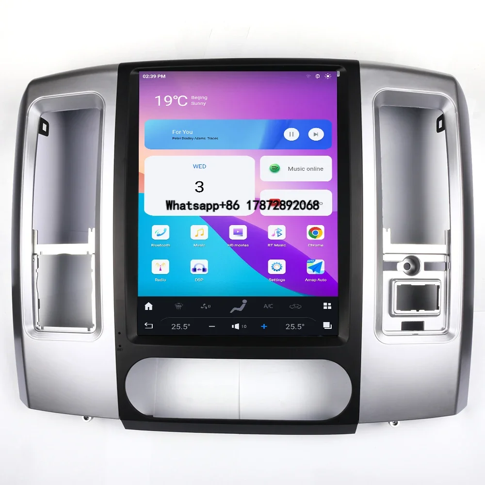 

Android 13 8+128G Screen for Dodge RAM 2008-2011 Two Seat Car Multimedia Player Car Navi Auto Stereo Carplay