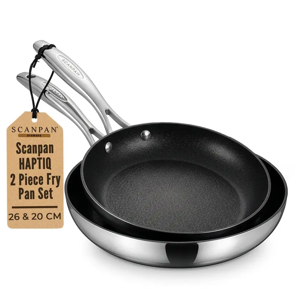 

HAPTIQ 2 Piece Fry Pan Set