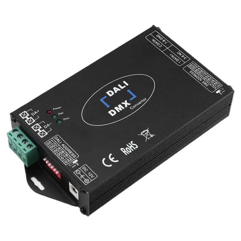 

CHCH Dali Dmx512 Signal Converter Conversion Controller DMX512/DALI To DMX/DALI Signal Dimmer Led 12V-48V Conversion Adapter