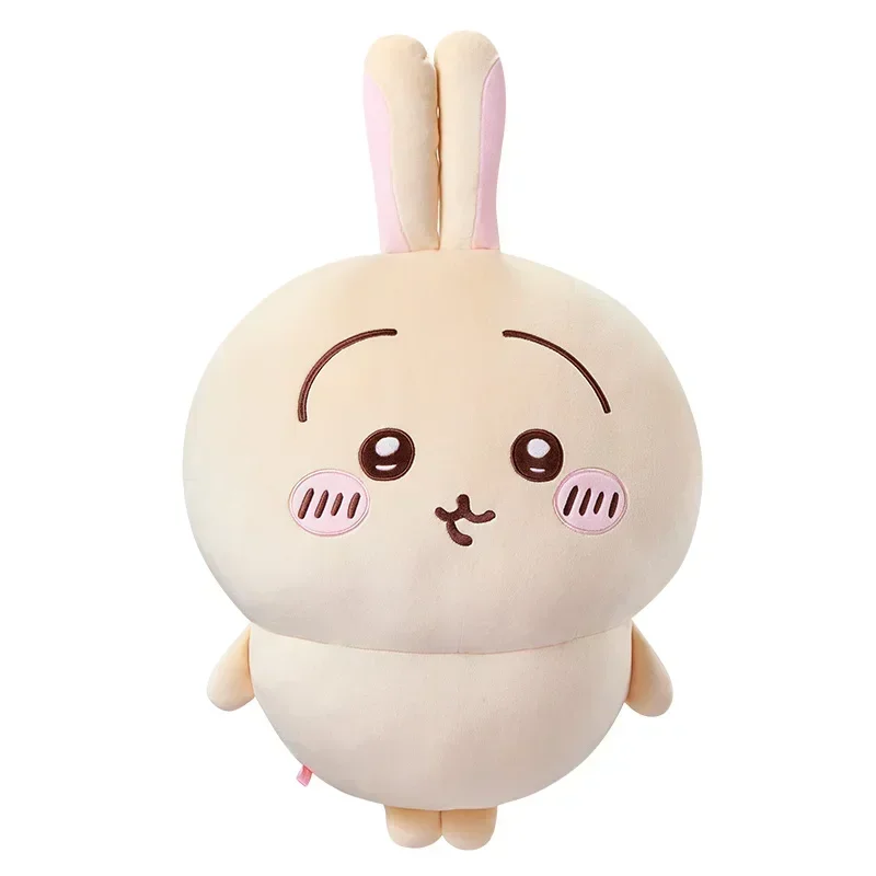 80cm MINISO Co-branded Genuine Chiikawa Plush Doll Usagi Oversized Doll Hachiware Doll Super Cute Plush Toy Girl Birthday Gift