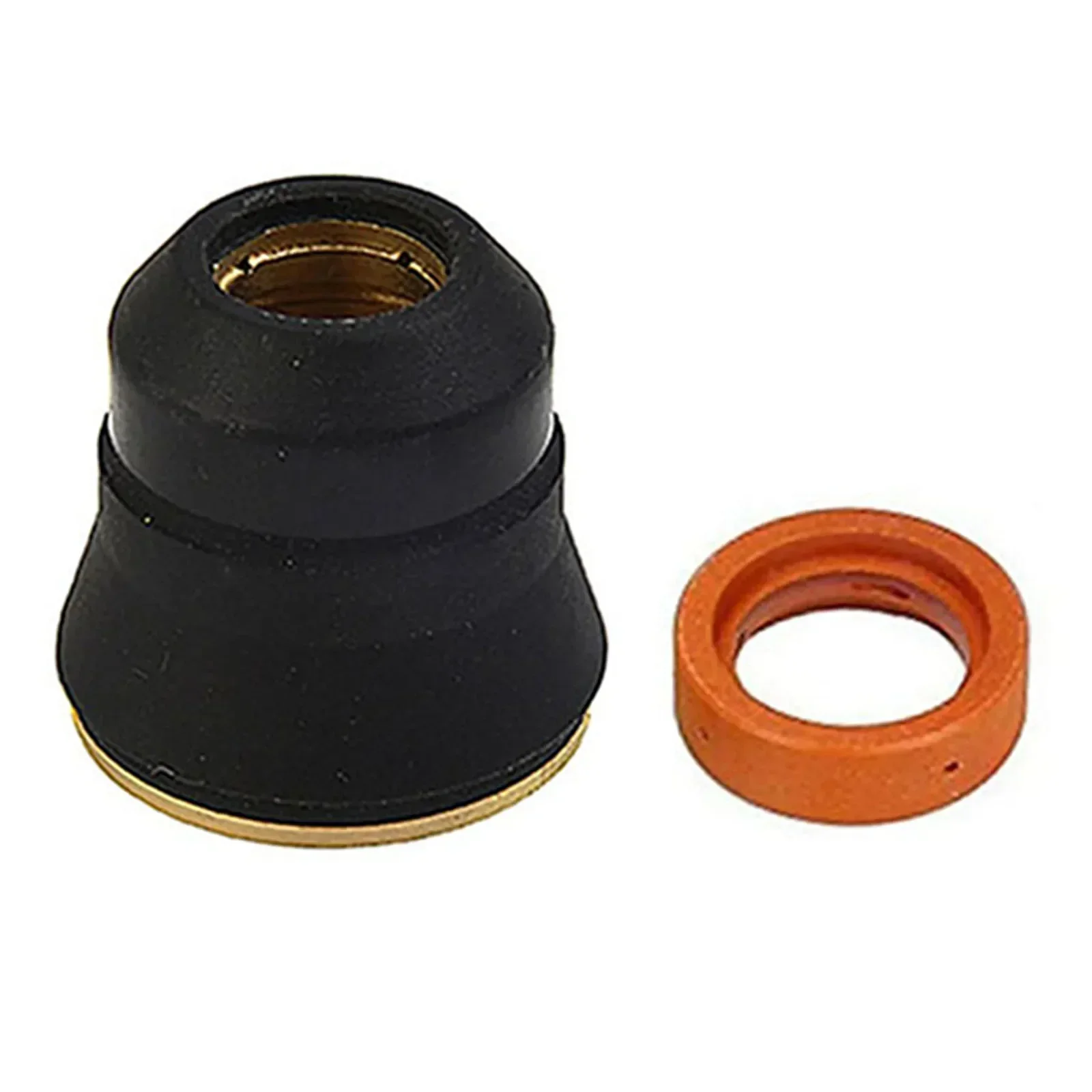 

Compatible with Electric Series S25 S45 Plasma Cutter Torch Retaining Cap + Swirl Ring (2pcs) Best performance