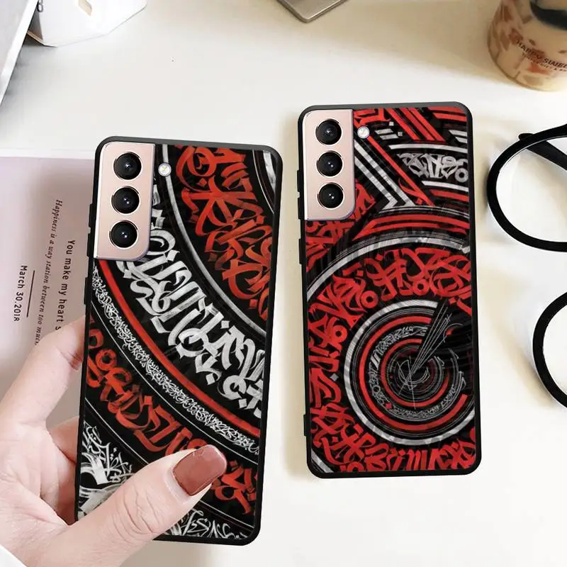 Pokras Lampas Art Graffiti Phone Case for Samsung S22 S21 S20 ultra pro plus S10 S9 S8 Note 20 10 Ultra S22 phone Bumper Covers