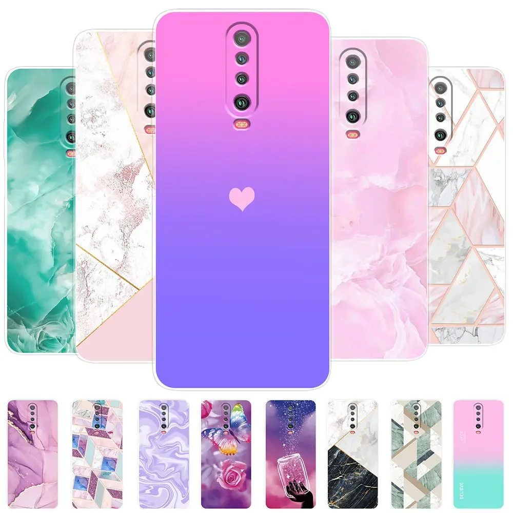 For Xiaomi Poco X2 Case Redmi K30 K 30 4G 5G Fashion Phone Case Soft Silicone Back Cover For POCOX2 X 2 RedmiK30 Funda Bumper