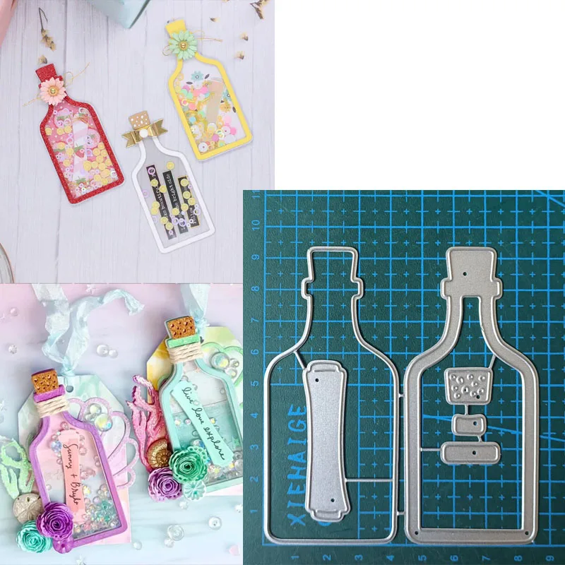 Wine glass bottle balloon Coffee cups metal cutting dies cut die mold Scrapbook paper craft knife mould blade punch stencils