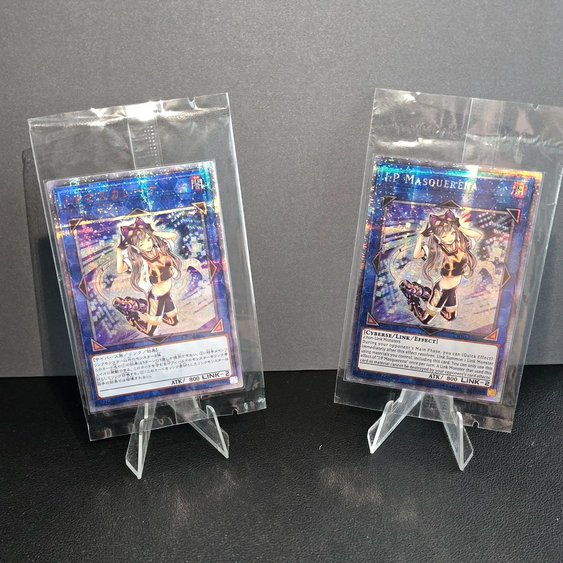 YuGiOh CHAOS IMPACT 1010 I:P Masquerena 20TH/PrismaticSecret Rare Hobby Collection Gift Toy Card (Not Original)