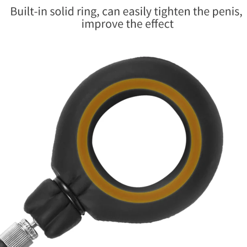 Penis Ring Inflatable Cock Lock Bondage Sex Toys for Men Delay Ejaculation Erection Ball Stretcher BDSM Penisring Enlarger Rings