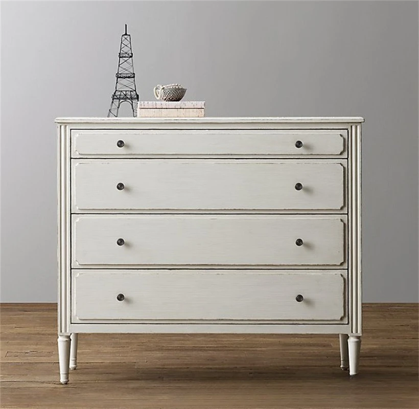 Furniture retro white old locker storage cabinet