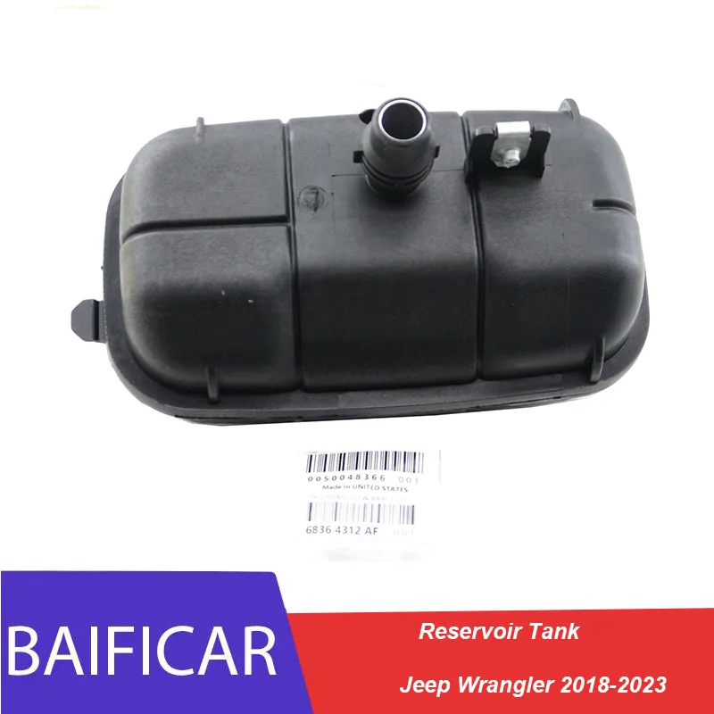 Baificar Brand New Coolant Recycling Bottle Reservoir Tank Without Cap 68364312AC For Jeep Wrangler 2018-2023