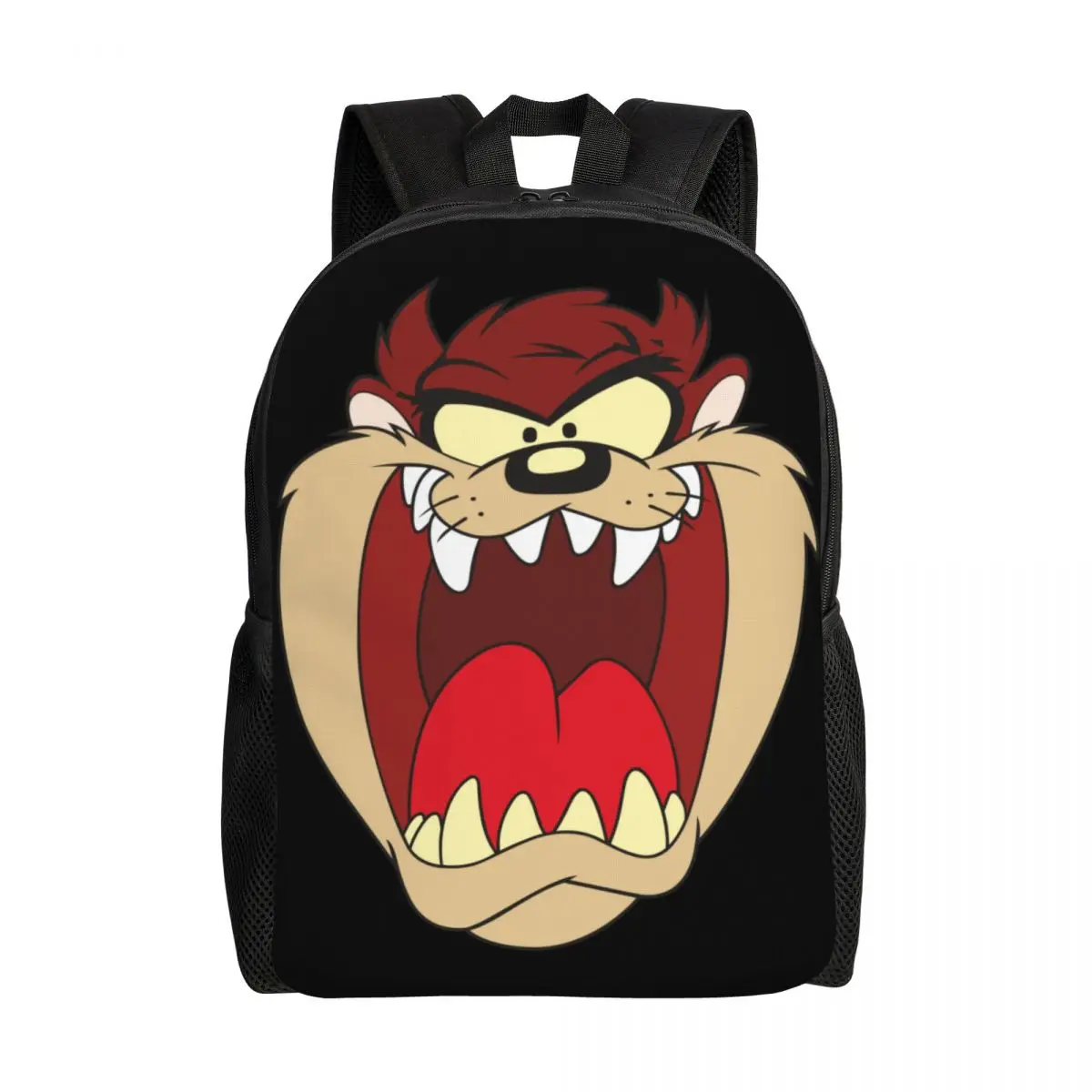 Custom Tasmanian Devil Travel Backpack Women Men School Laptop Bookbag Taz Cartoon Anime College Student Daypack Bags