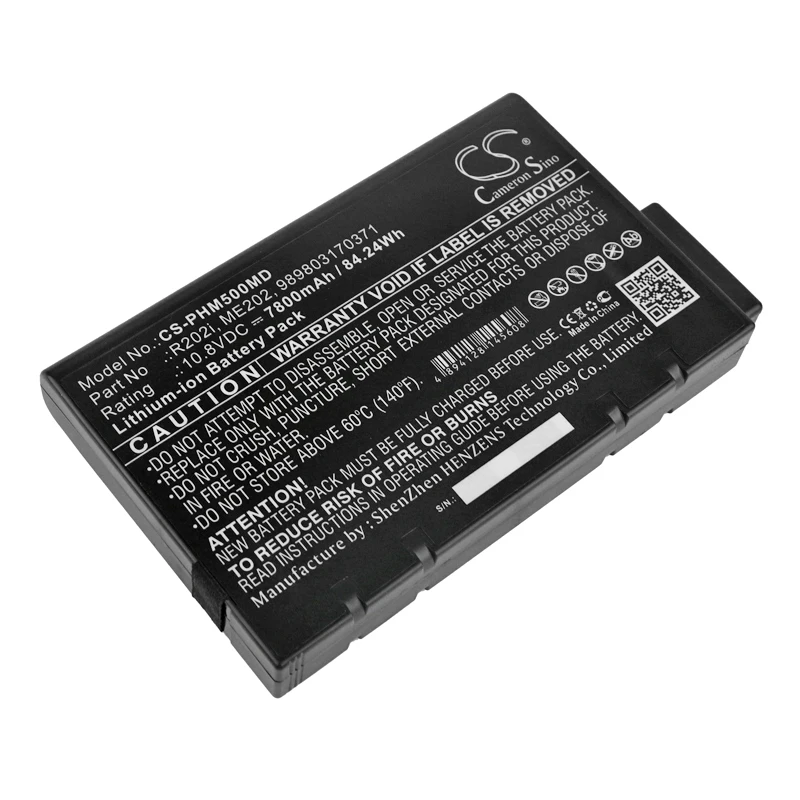 CS Replacement Battery For Invivo  M6 Vital Signs Monitor, M8 Vital Signs Monitor  7800mAh/84.24Wh Medical