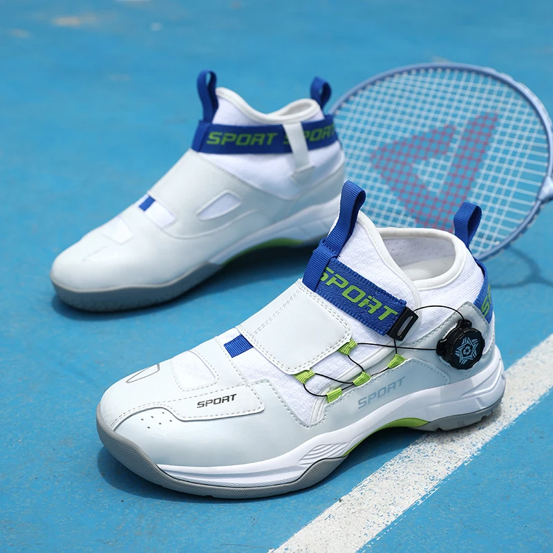 

2024 New Badminton Shoes Mens And Womens Court Shoe Unisex Non-Slip Table Tennis Shoe Couples Sport Shoes Men Women