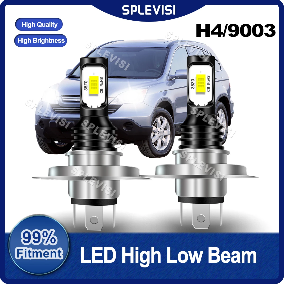 

2PCS H4/9003 LED Headlight High Low Beam Bulbs 9V-36V 8000LM For Honda CR-V 2001 2002 2003 2004 2005 2006 2007 Auto Light Bulbs