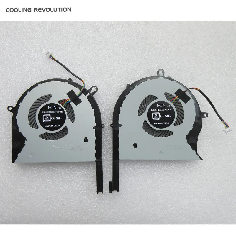 New Original Laptop CPU GPU Cooling Fan For ASUS ROG Strix GL503GE GL703GE FKLJ 0.7A DFS2013121A0T FKLH 1A DFS593512MN0T 12V