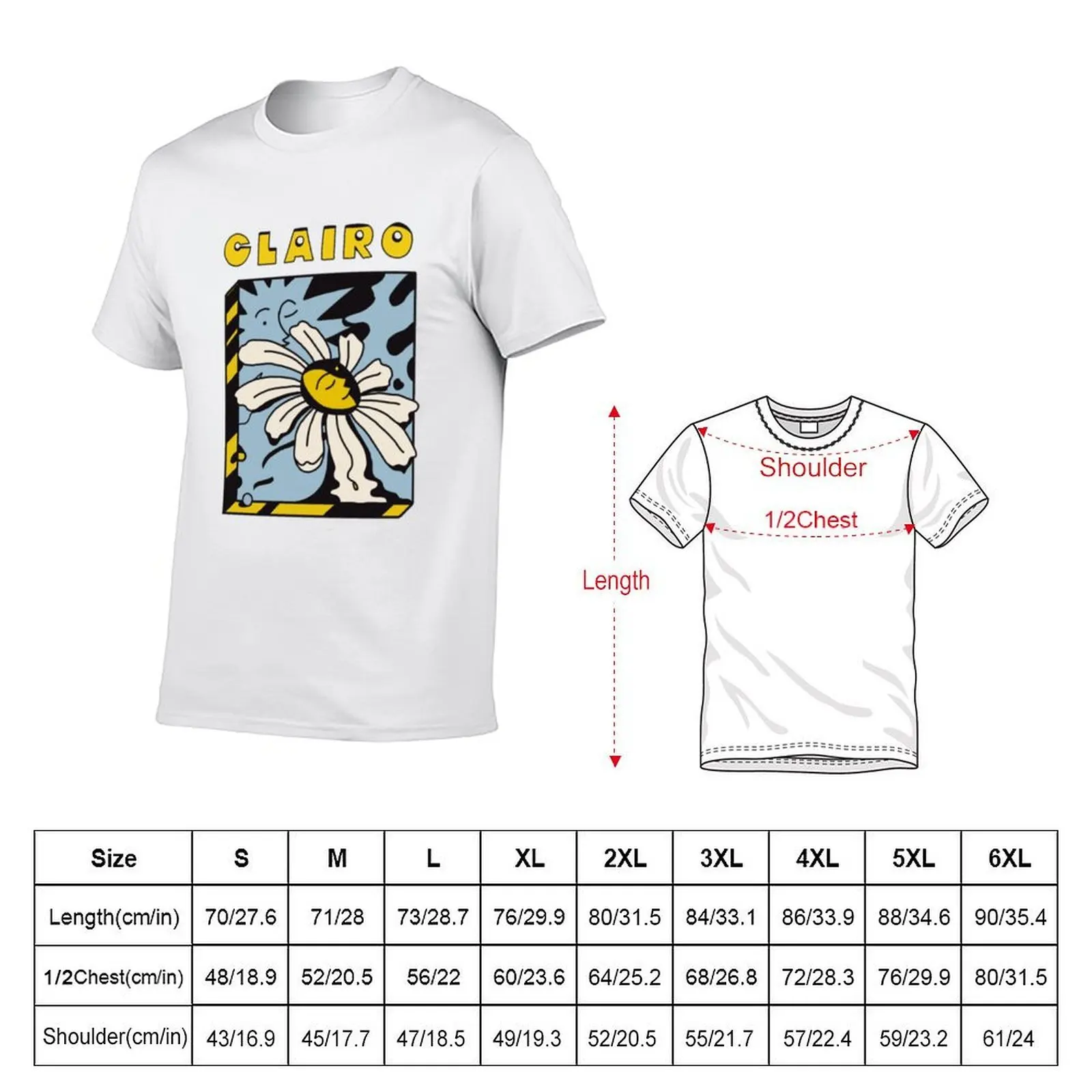 clairo daisy T-Shirt blue archive boys whites fitted t shirts for men