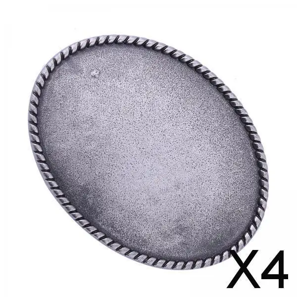 

Mens Oval Belt Buckle Antique Alloy Metal Western Cowboy Rodeo Buckle Accessory for Jeans and Leather Crafts