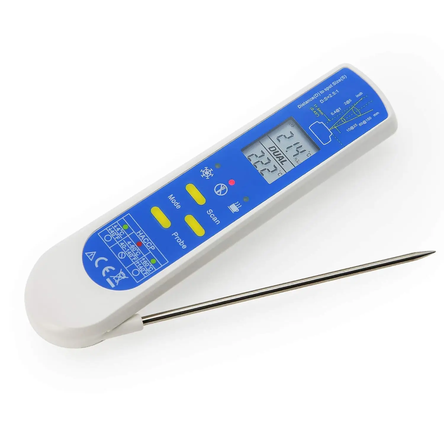 Lab Grade 2-in-1 Digital Thermometer NTC Indoor Temperature Controller for Household Industrial Use ODM
