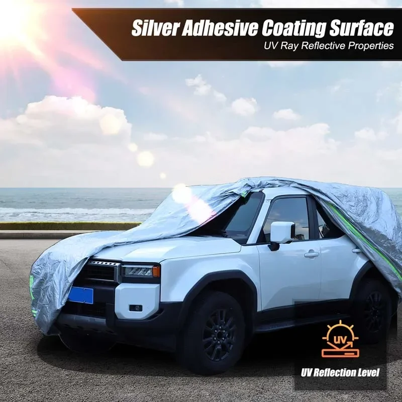 Para toyota land cruiser 250 prado lc250 2024 proteção ao ar livre capa completa do carro neve cobre acessórios exteriores à prova dwaterproof água