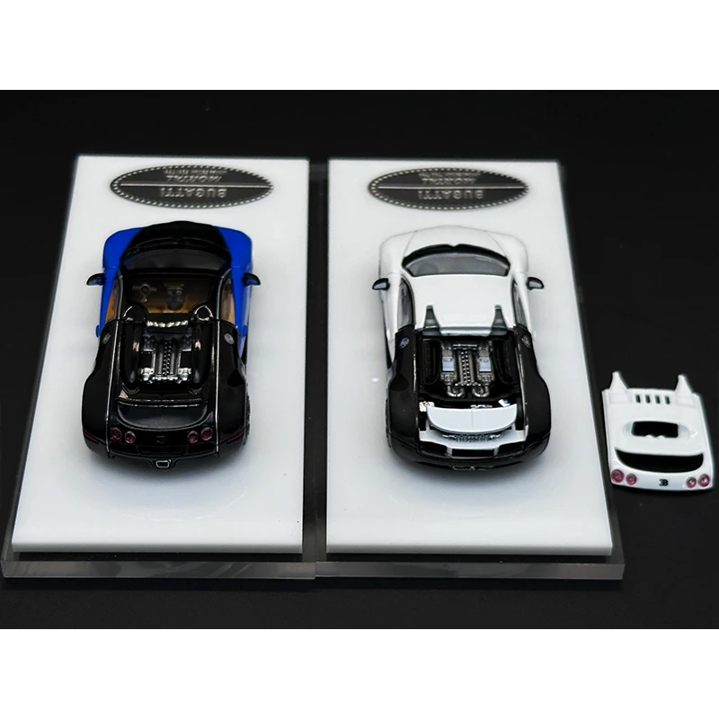 Mortal In Stock 1:64 Veyron Ceramic Pattern Diecast Diorama Car Model Collection Miniature Toy