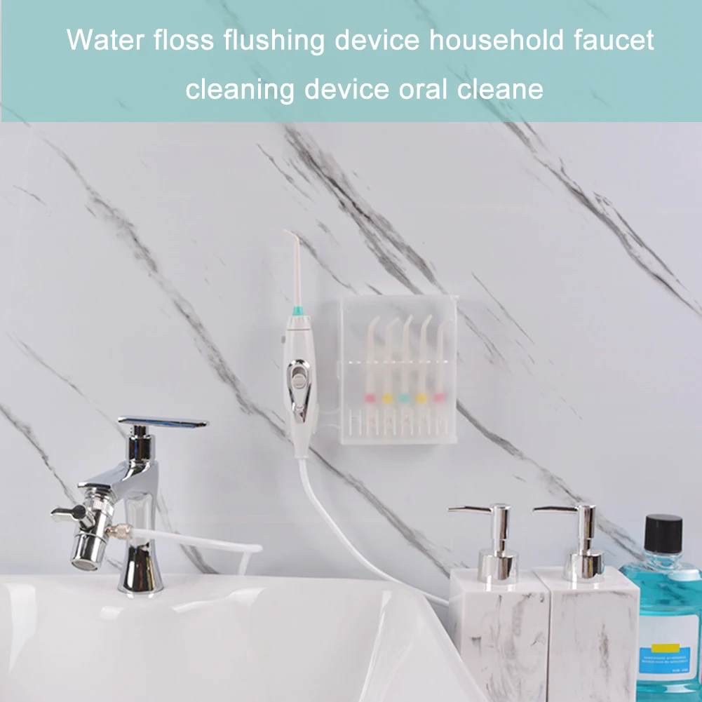 Faucet Oral Irrigator Water Jet Toothpick Flosser Dental Irrigator Tooth Cleaner