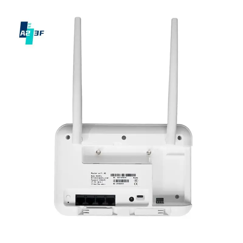 

A23F-1 Набор B625PRO-EU 4G-маршрутизатор 300 Мбит/с со слотом для SIM-карты + 4Xantenna Беспроводной маршрутизатор 4G Поддержка аккумулятора B28 Band Вилка стандарта США