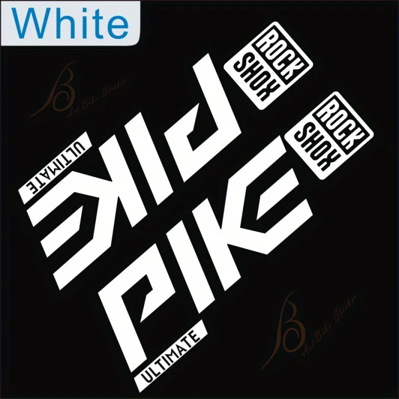 PIK ROCKSHOX Adesivo de garfo MTB à prova d'água resistente a UV decalque de vinil para suspensão de mountain bike decoração personalizada