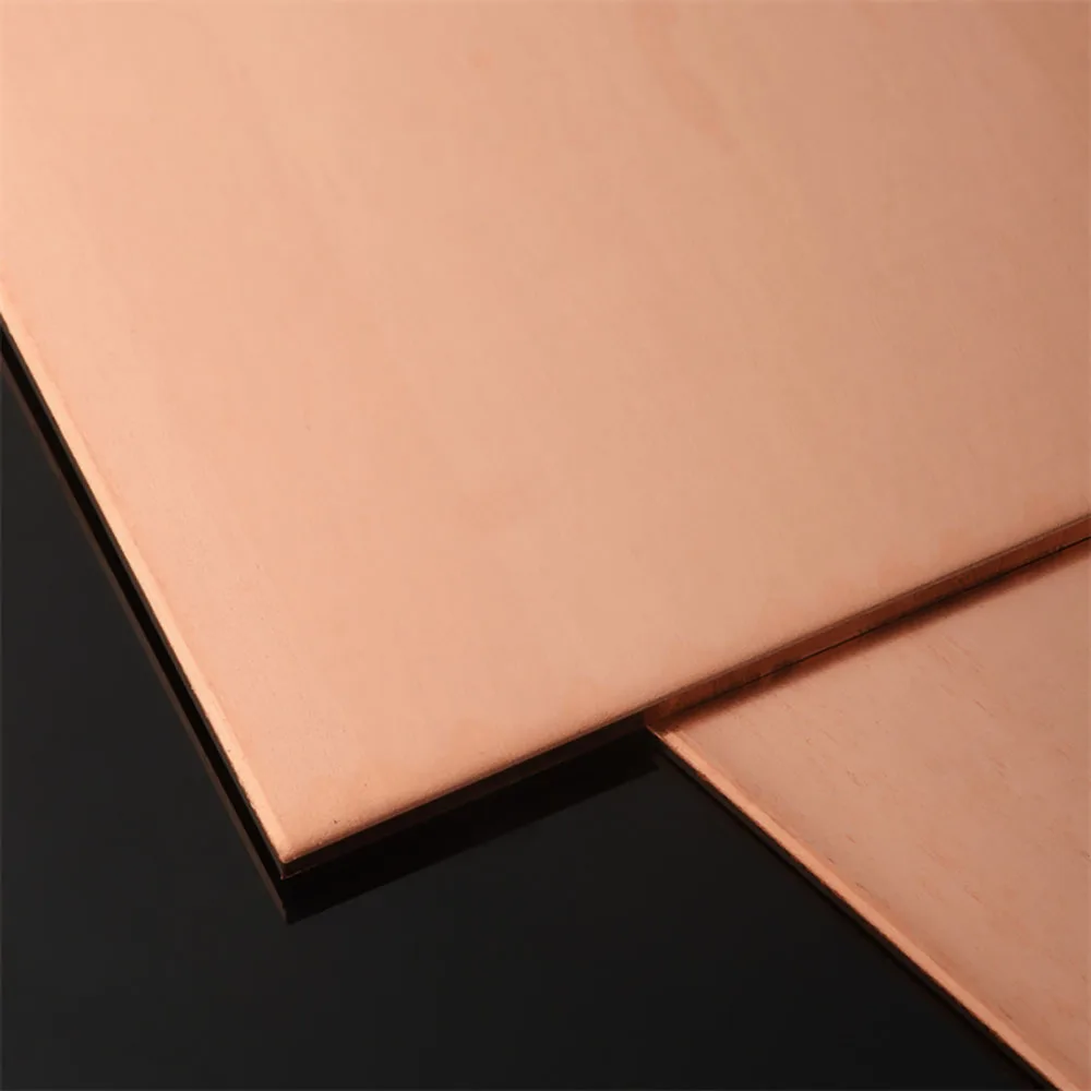 

T2 Pure Copper Sheet Plate Thickness 1.5-6mm Laser Cutting CNC Frame Model Mould DIY Contruction 50x50 100x100 200x200 300x300mm