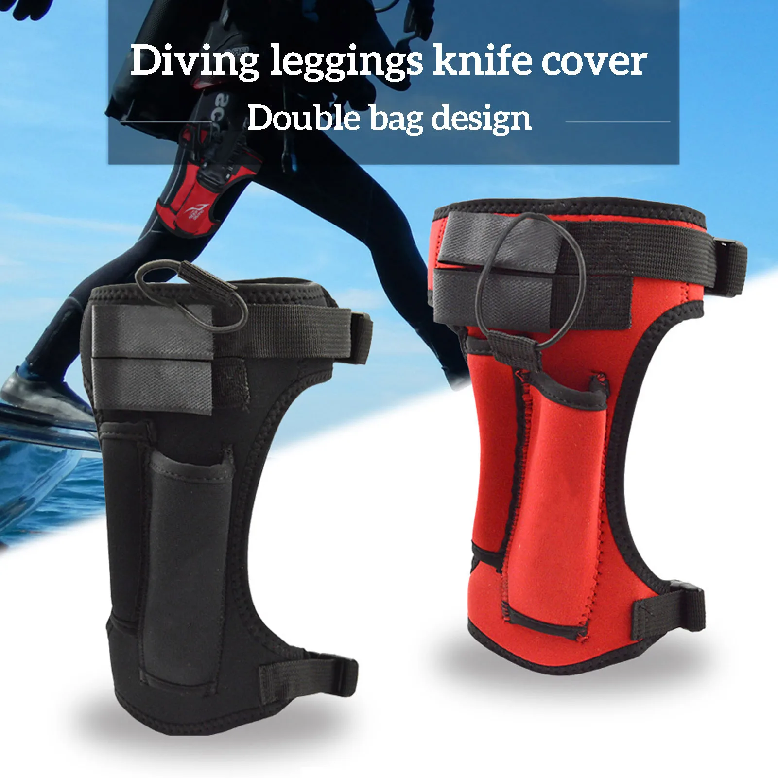 Diving Knife Wrap Sheath Adjustable Diving Gaiters Wrap Ankle Holster Thoughtful Gift for Diving Enthusiasts