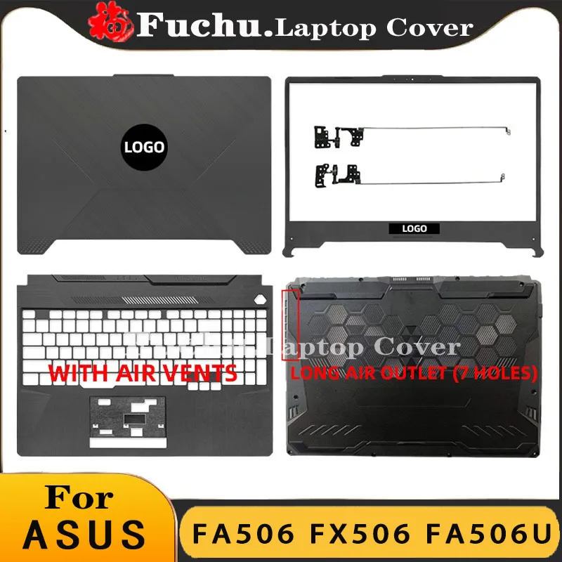 New For ASUS FA506 FX506 FA506U FX506U FX506H LCD Back Cover Front Bezel Upper Palmrest Cover Bottom Case