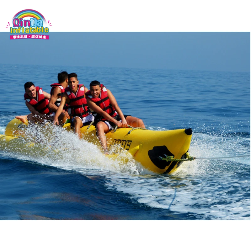 Sea Aqua Park Single Tube Inflatable Water Banana Floating Boat For Sale