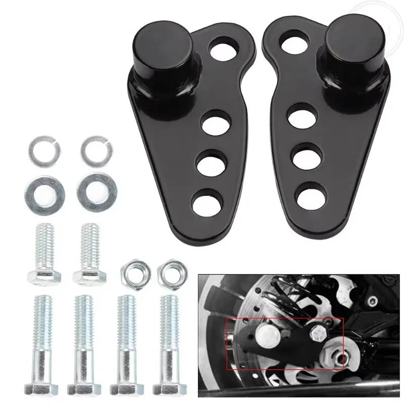 

For Harley Touring Road King Street Glide Bagger Dresser 2002-2016 Black Motorcycle Adjustable Rear Shock Lowering Kit Good Hot