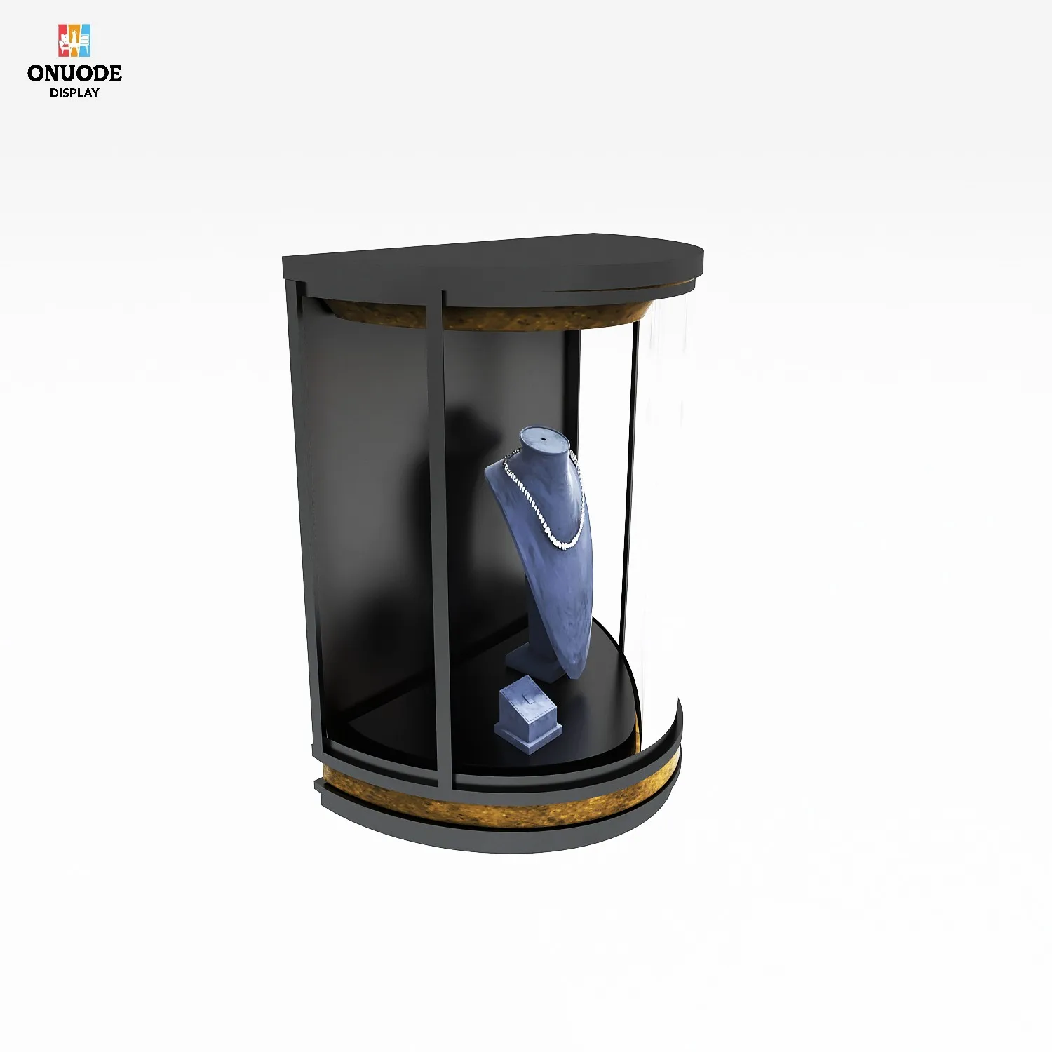 Custom.Custom Luxury LED Light Wall Mounted Jewelry Displays Store Layout Designs for Jewelry Retail Store