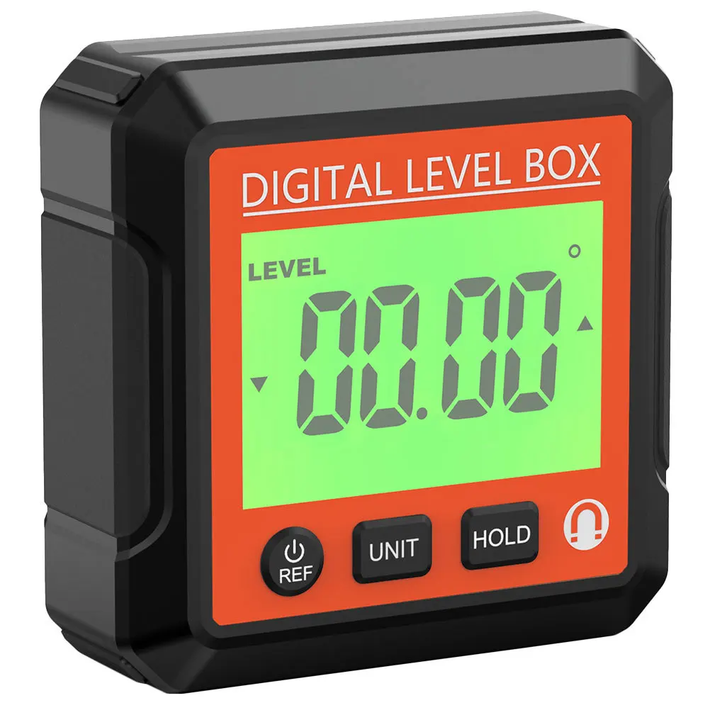 

Mini Digital Protractor Angle Gauge with Backlit LCD Fast Response Portable Level Protractor for Woodworking Automotive Repair