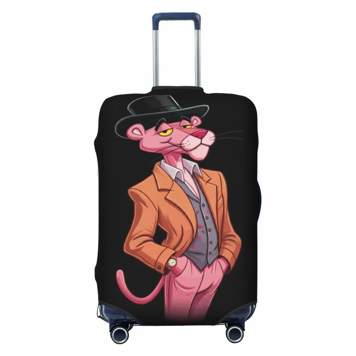 

Чехол для чемодана Custom P-Panthers Gentleman, милый защитный чехол для чемодана, подходит для чемоданов 18-32 дюймов