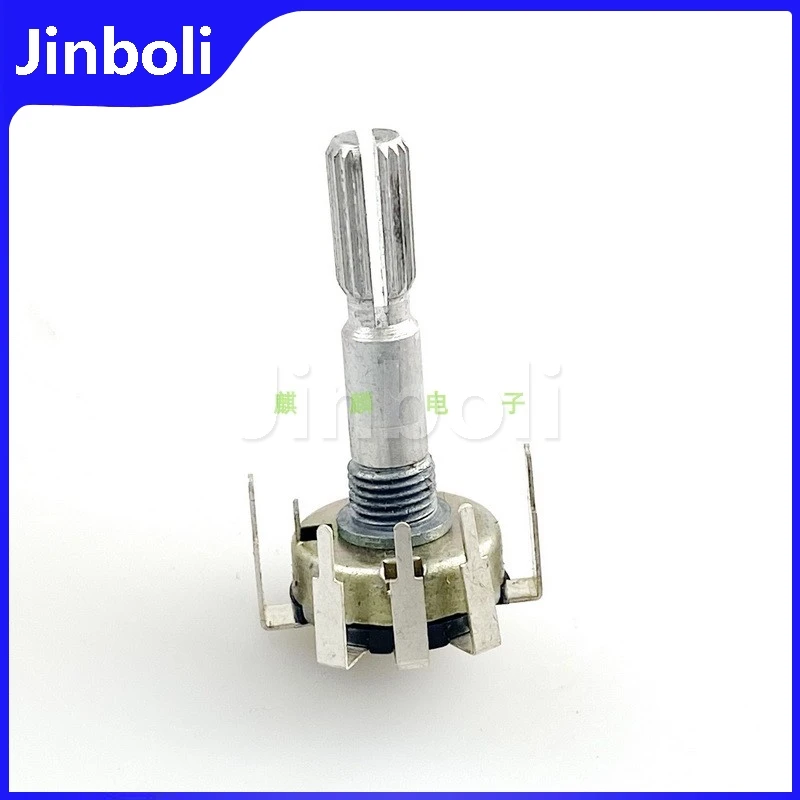 2PCS RV17 Type 5-foot Inner Bent Foot With Rotary Switch Single Potentiometer D10K Dimming And Speed Control Handle Length 30mm